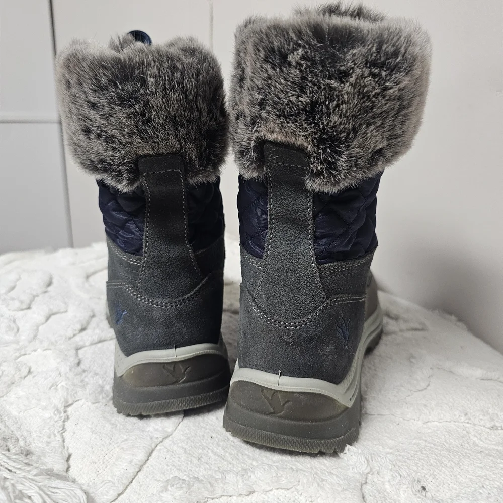 Santana Canada Maleo Made in Italy Winter Fur Weatherproof Boots Women‎ Size 9
